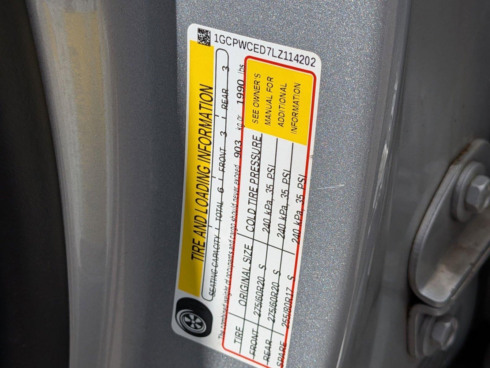 2020 Chevrolet Silverado 1500 Crew Cab Short Box 2-Wheel Drive LT