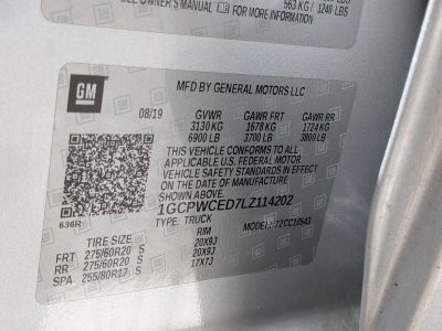 2020 Chevrolet Silverado 1500 Crew Cab Short Box 2-Wheel Drive LT