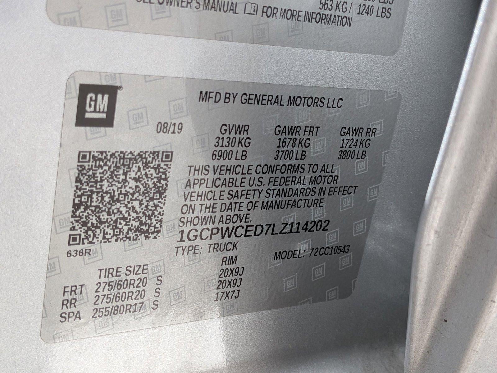 2020 Chevrolet Silverado 1500 Crew Cab Short Box 2-Wheel Drive LT