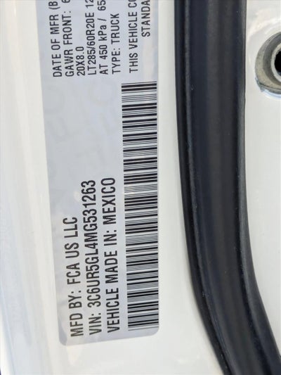 2021 RAM 2500 Longhorn 4x4 Crew Cab 6'4" Box