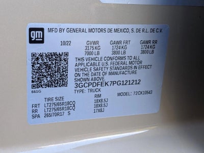 2023 Chevrolet Silverado 1500 Crew Cab Short Box 4-Wheel Drive LT Trail Boss