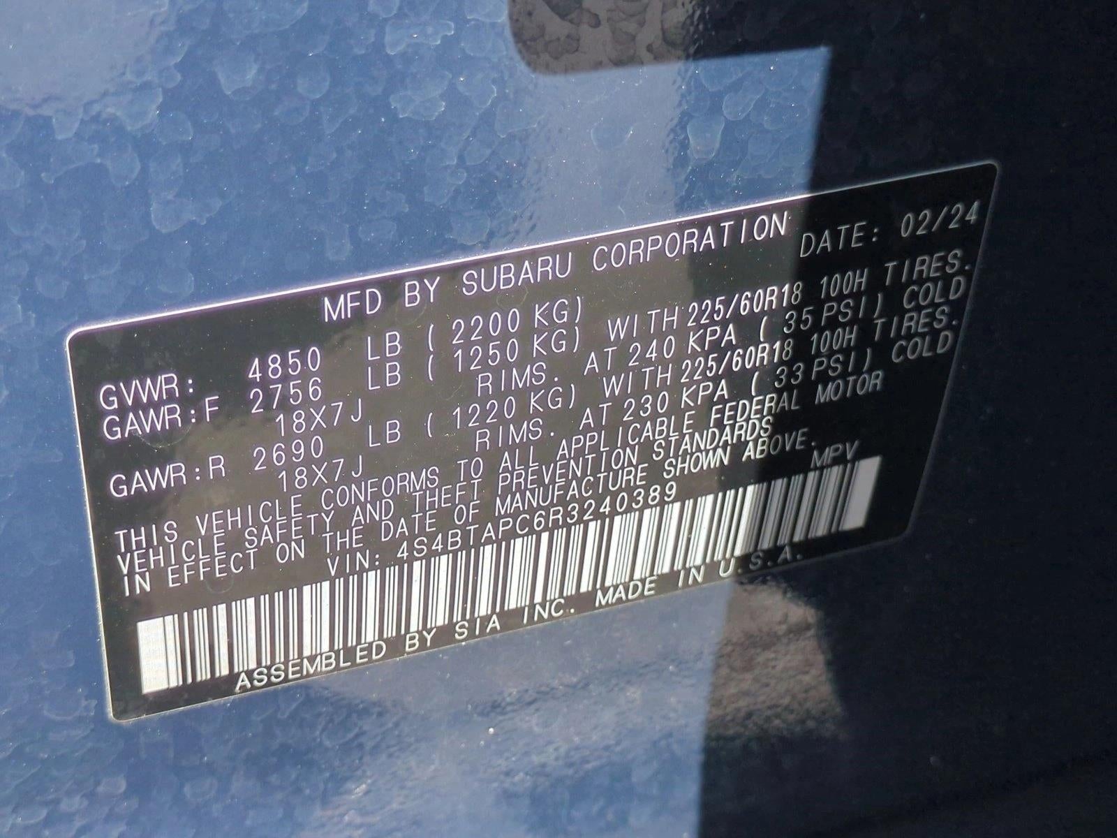 2024 Subaru Outback Touring AWD