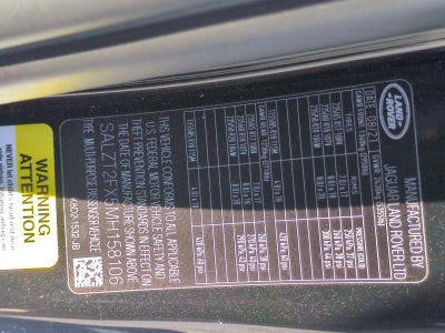 2021 Land Rover Range Rover Evoque R-Dynamic S AWD