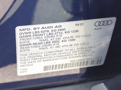 2022 Audi Q5 Premium 40 TFSI quattro