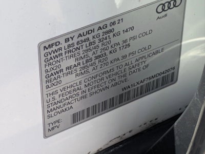 2021 Audi Q7 Premium Plus 55 TFSI quattro