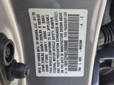 2020 Honda Civic Sedan LX CVT