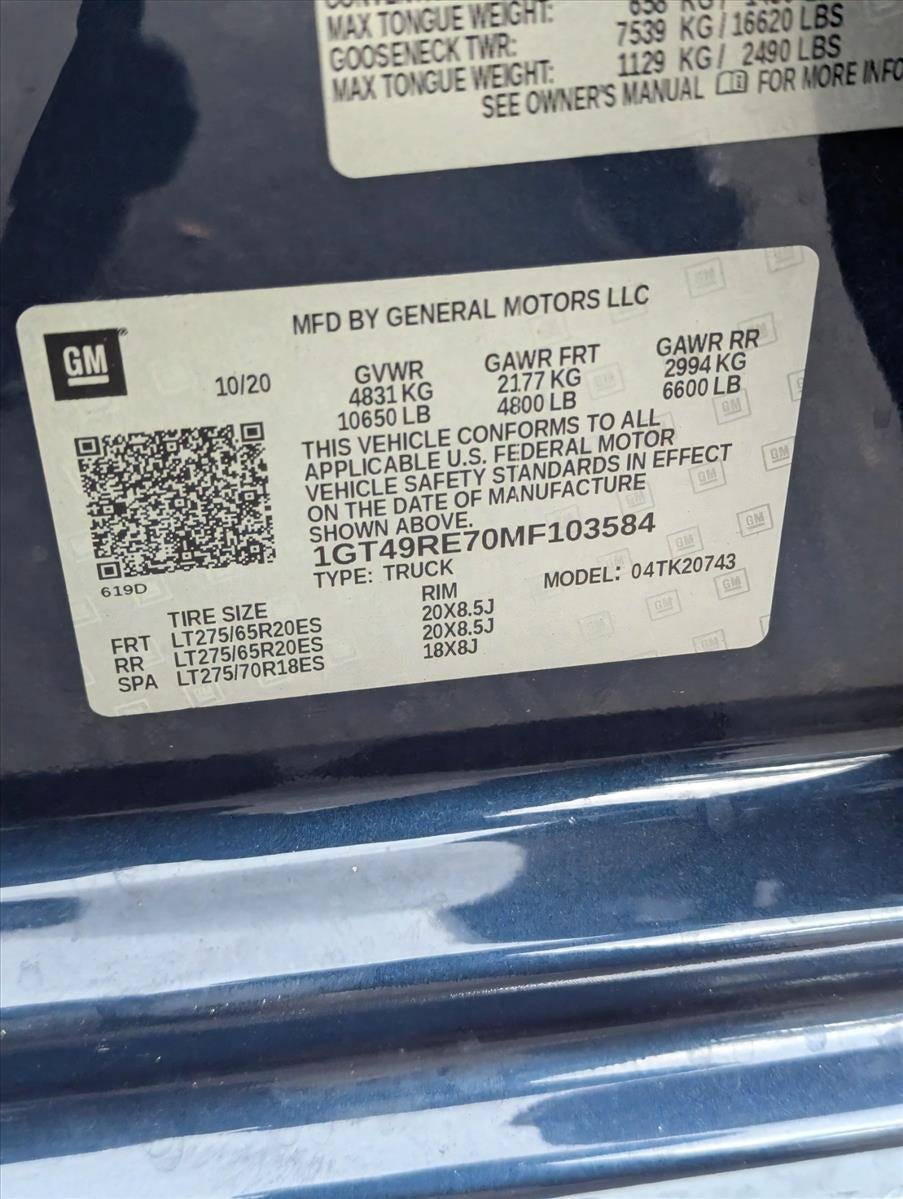 2021 GMC Sierra 2500 HD Crew Cab Standard Box 4-Wheel Drive Denali