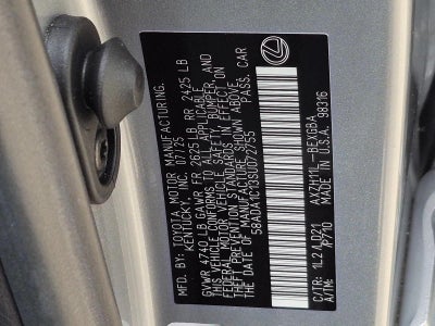 2025 Lexus ES 300h FWD