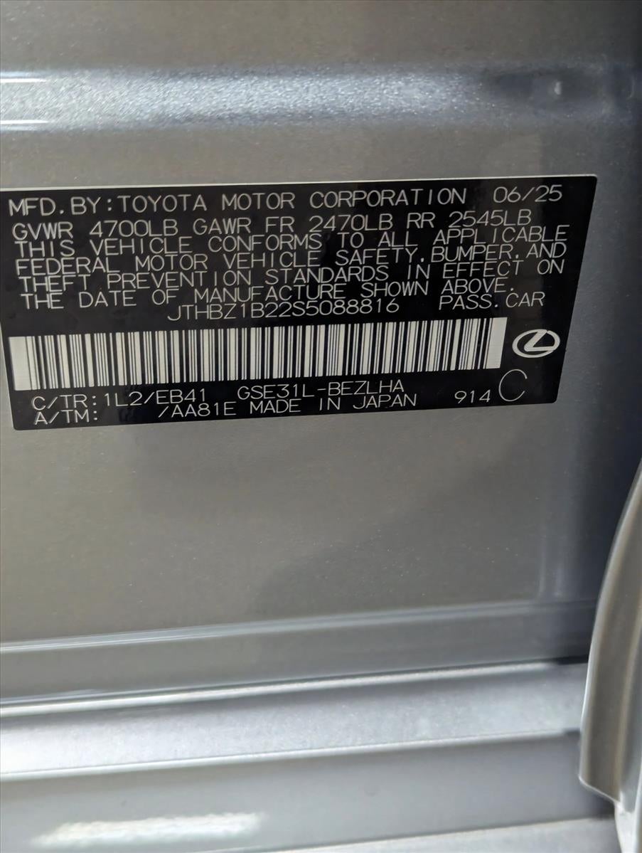 2025 Lexus IS 350 F SPORT Design RWD