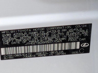 2024 Lexus IS 350 F SPORT RWD