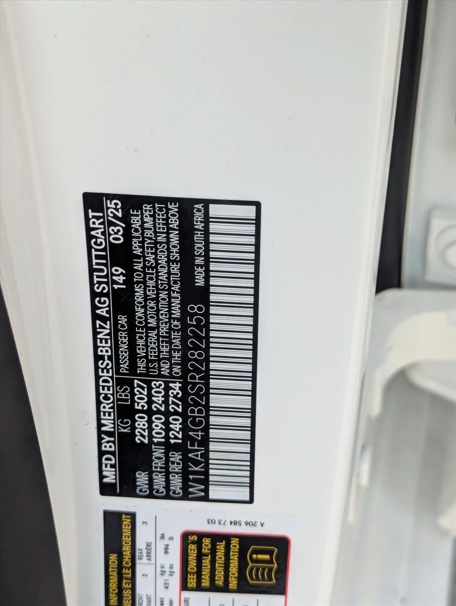 2025 Mercedes-Benz C-Class C 300 Sedan