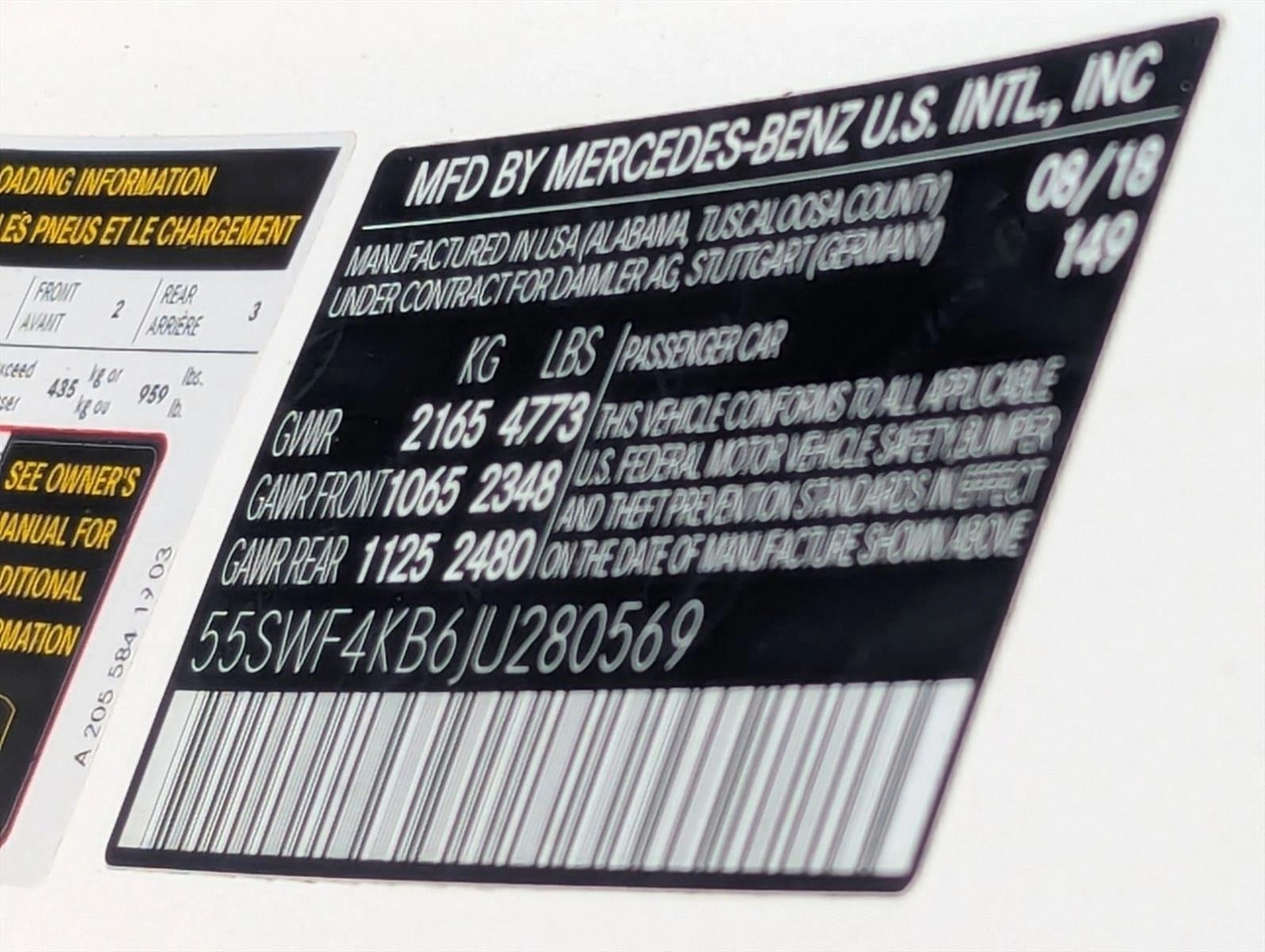 2018 Mercedes-Benz C-Class C 300 4MATIC® Sedan