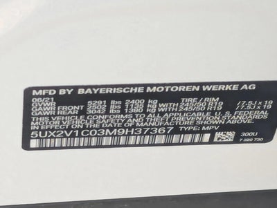 2021 BMW X4 xDrive30i Sports Activity Coupe