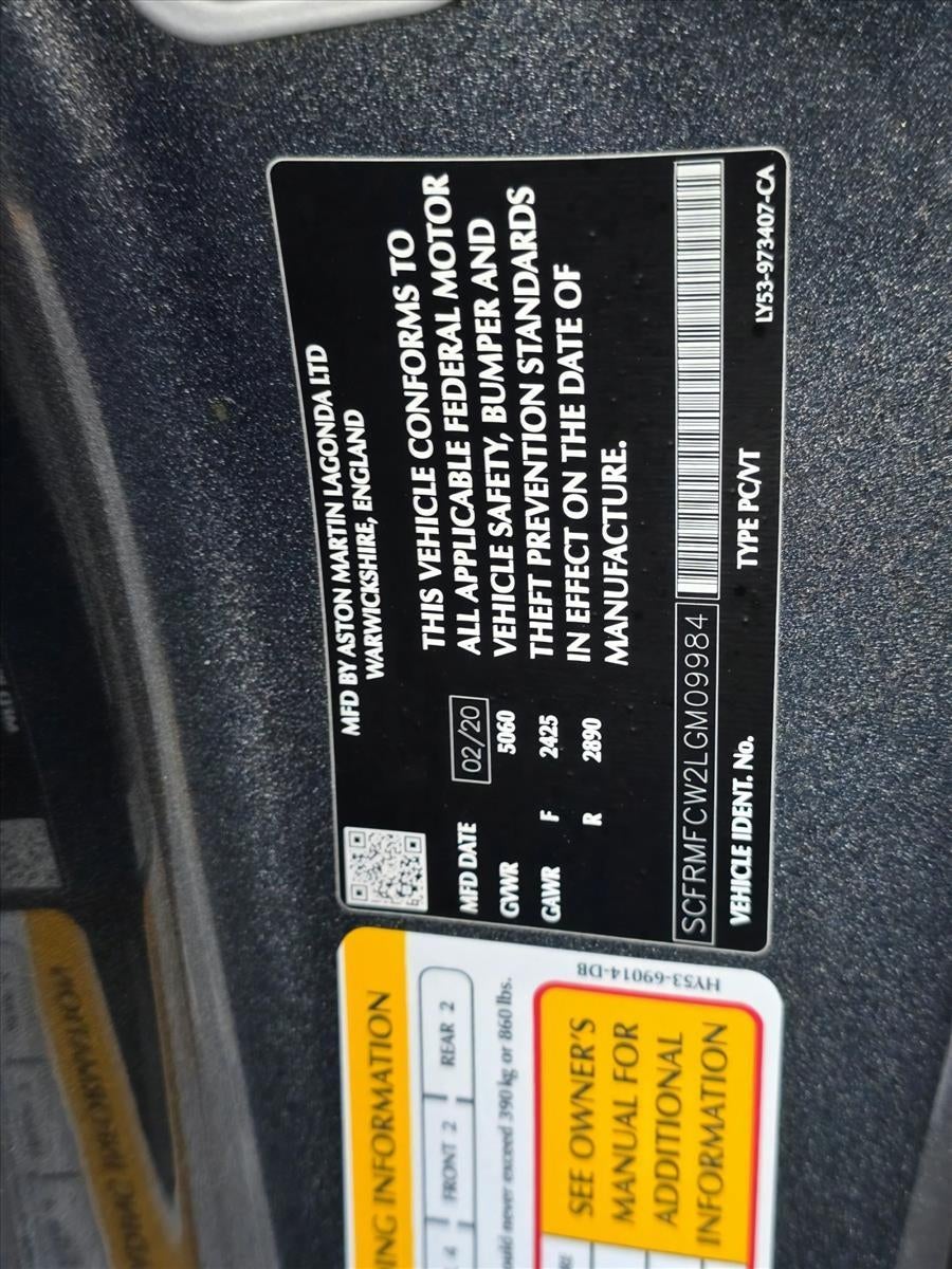 2020 Aston Martin DB11 Volante