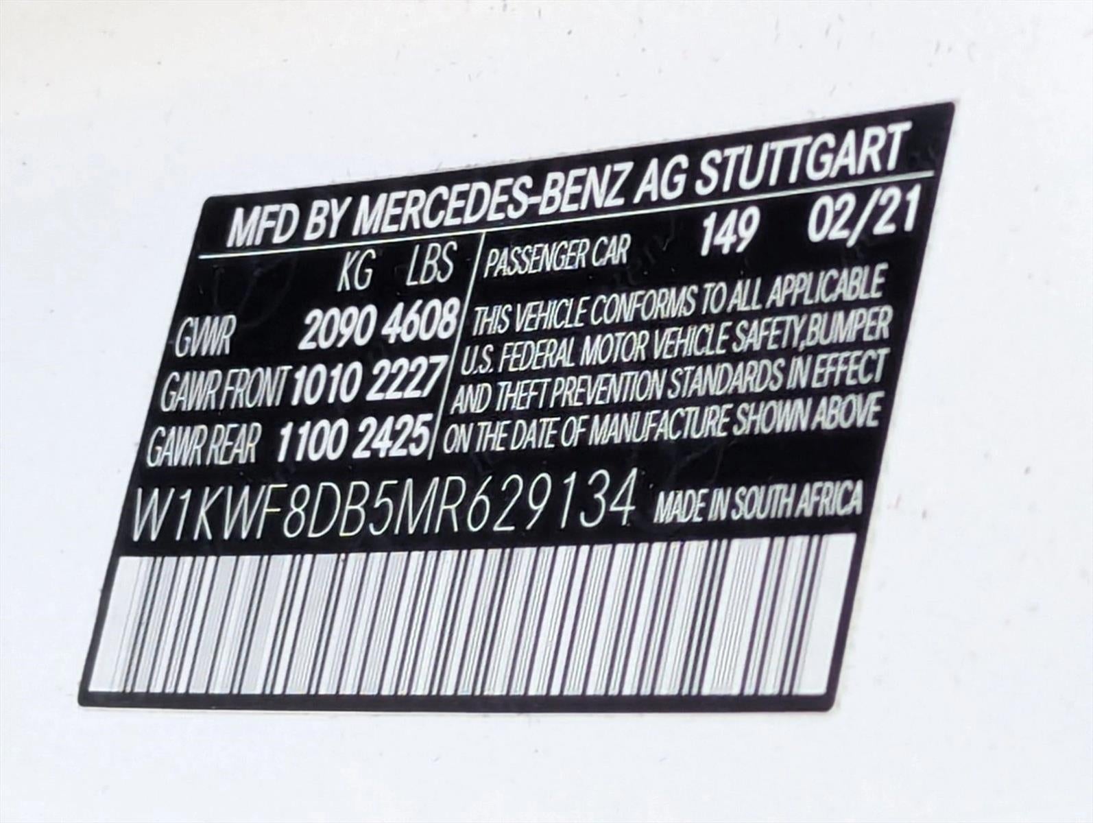 2021 Mercedes-Benz C-Class C 300 Sedan