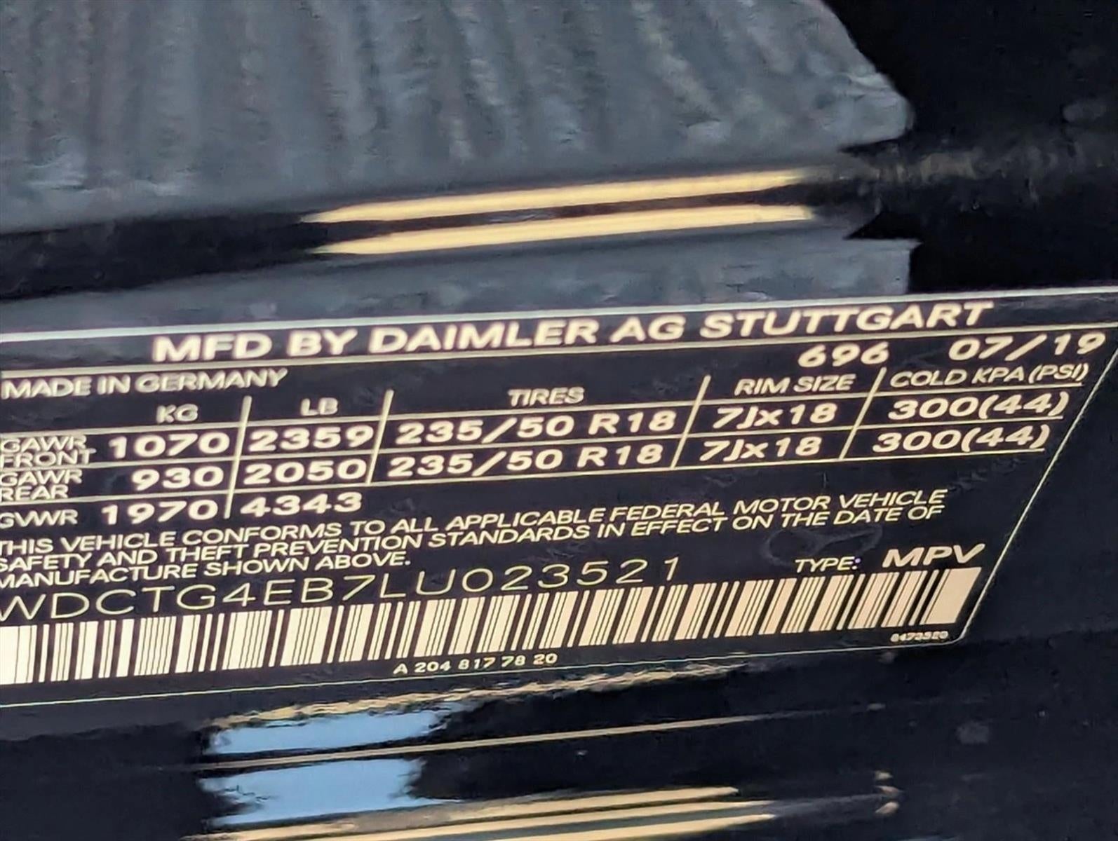 2020 Mercedes-Benz GLA GLA 250 SUV