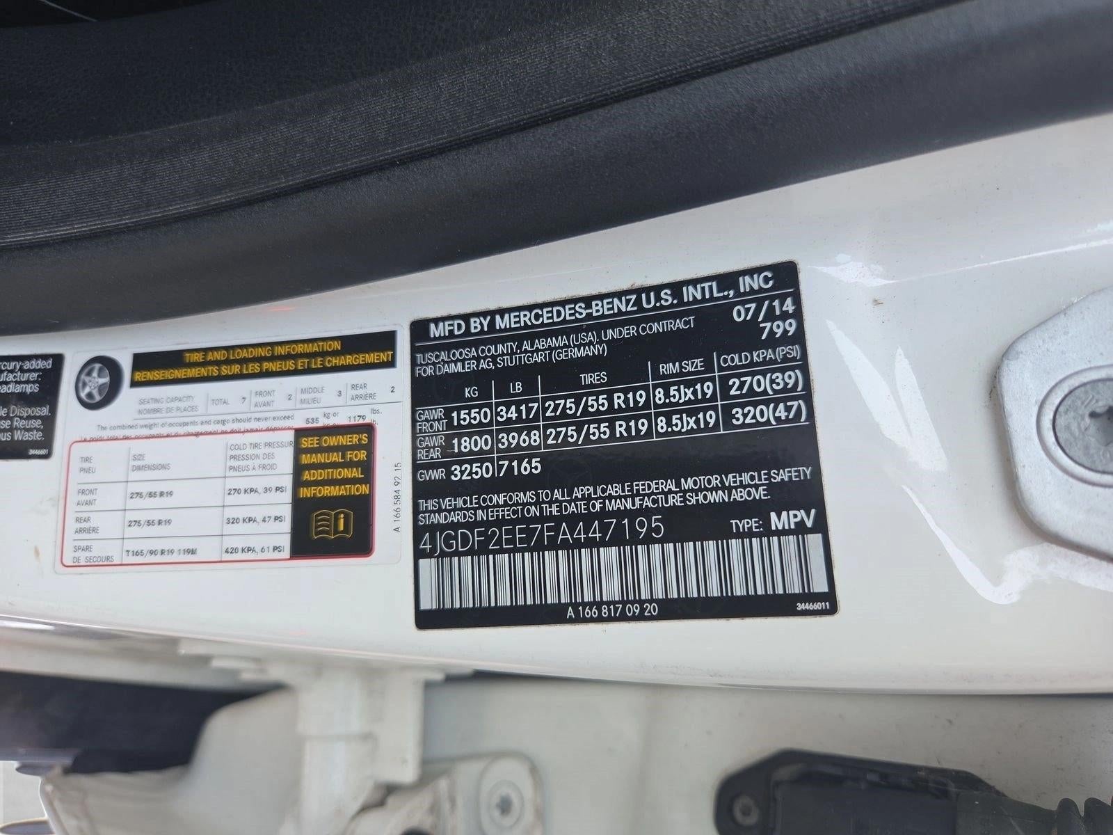 2015 Mercedes-Benz GL-Class GL 350 BlueTEC SUV