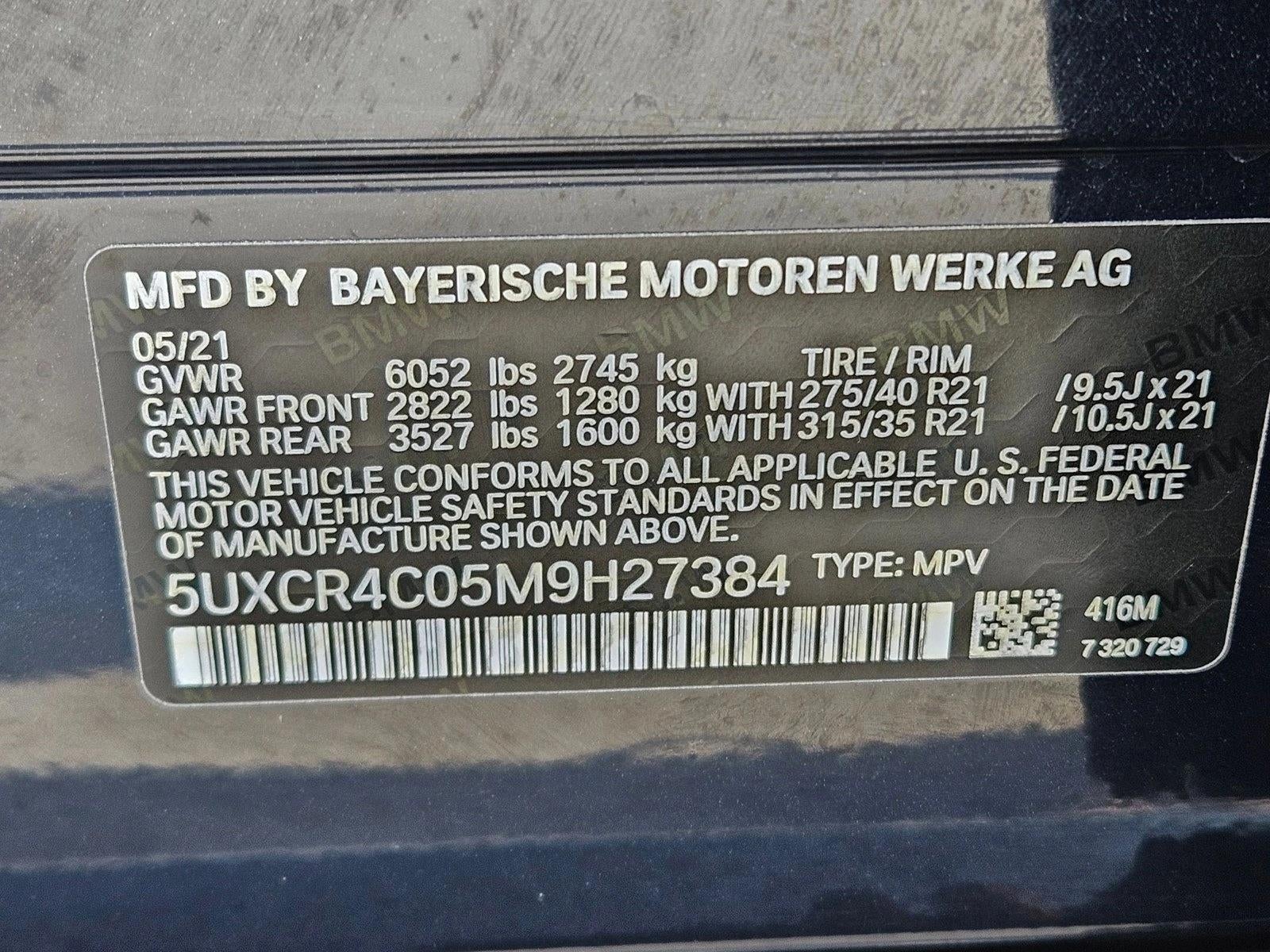 2021 BMW X5 sDrive40i Sports Activity Vehicle