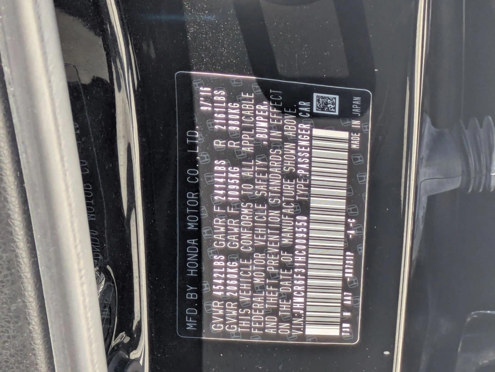2017 Honda Accord Hybrid Sedan