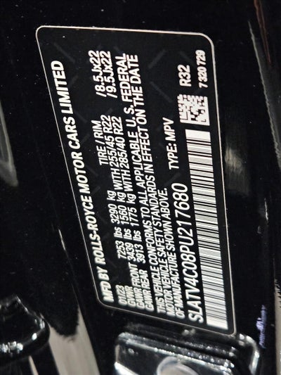 2023 Rolls-Royce Cullinan Sport Utility