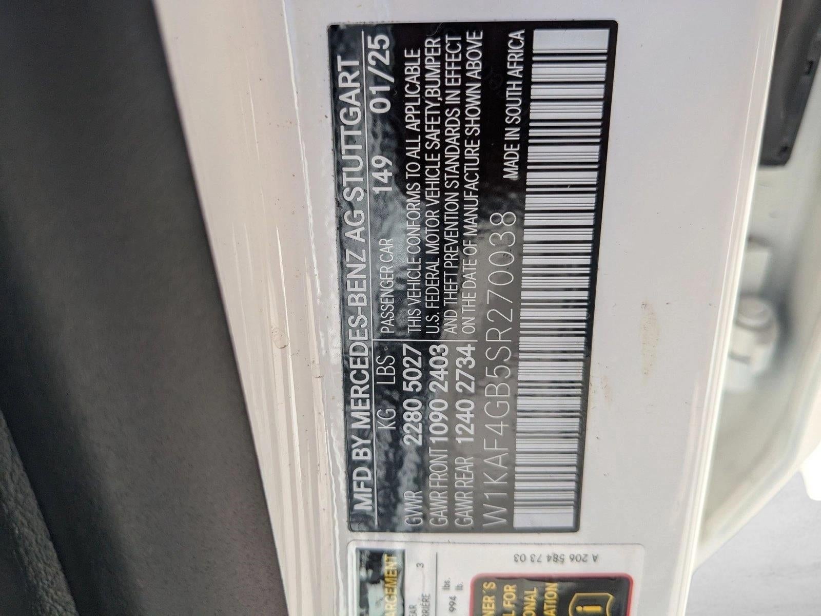 2025 Mercedes-Benz C-Class C 300 Sedan