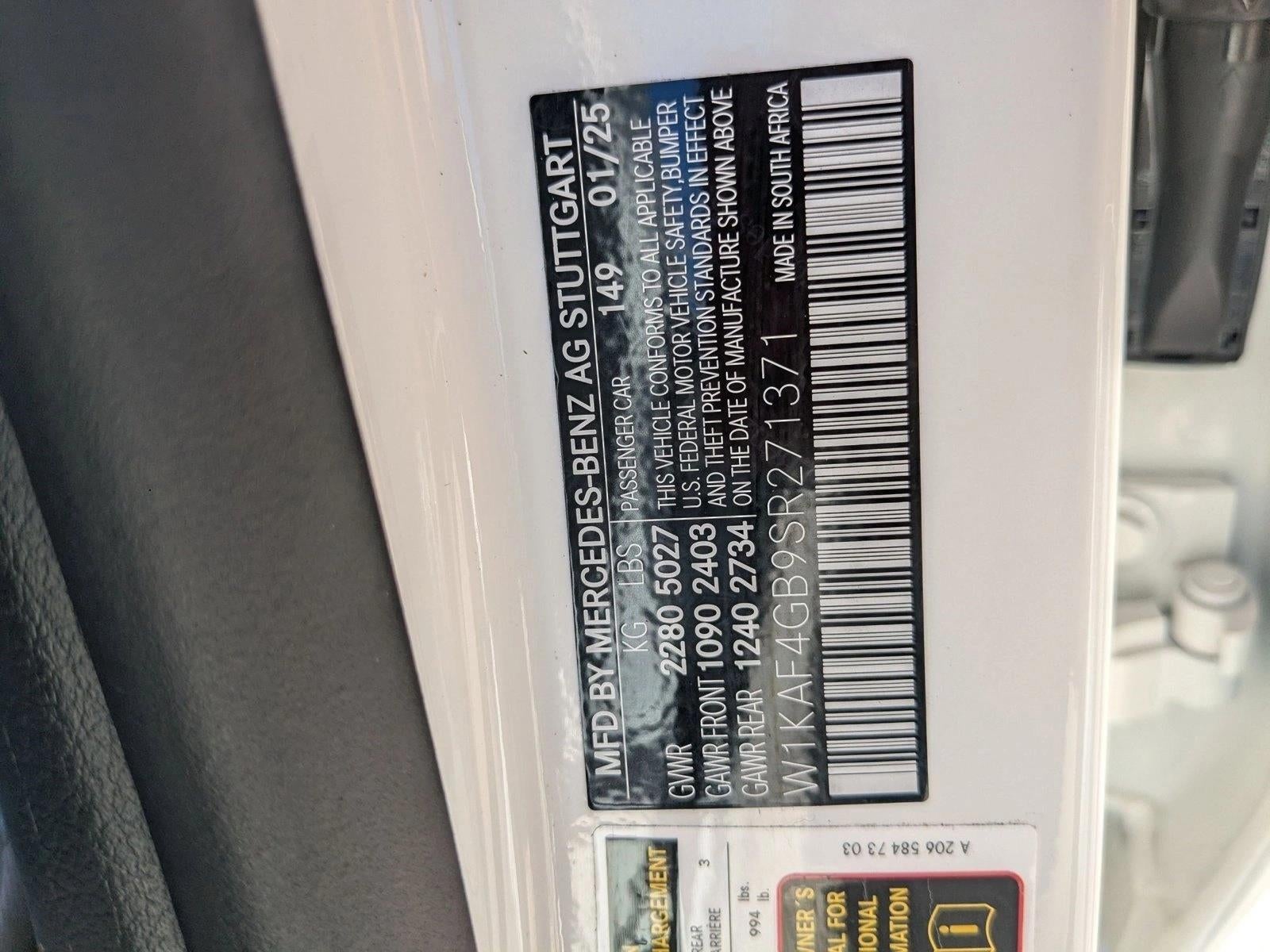 2025 Mercedes-Benz C-Class C 300 Sedan