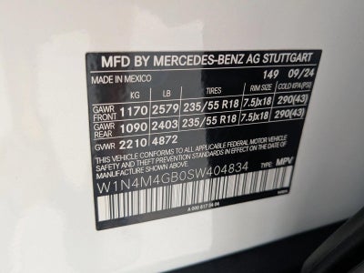 2025 Mercedes-Benz GLB GLB 250 SUV