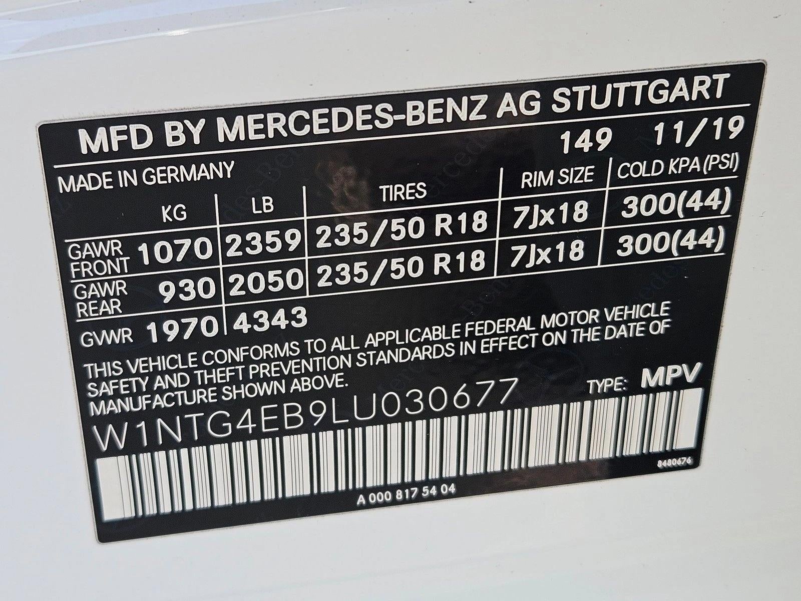 2020 Mercedes-Benz GLA GLA 250 SUV