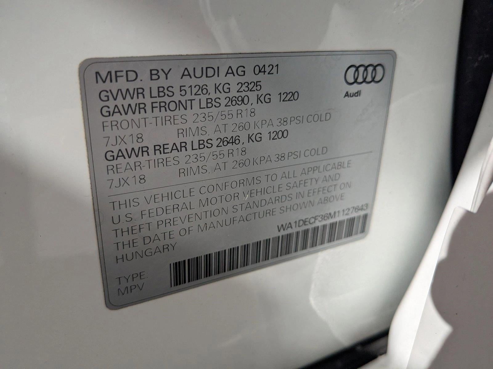 2021 Audi Q3 S line Premium 45 TFSI quattro
