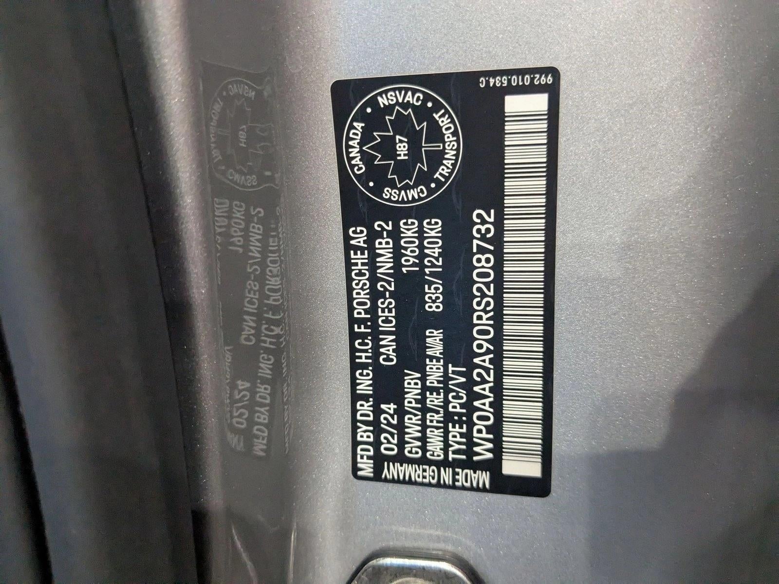 2024 Porsche 911 Carrera T Coupe