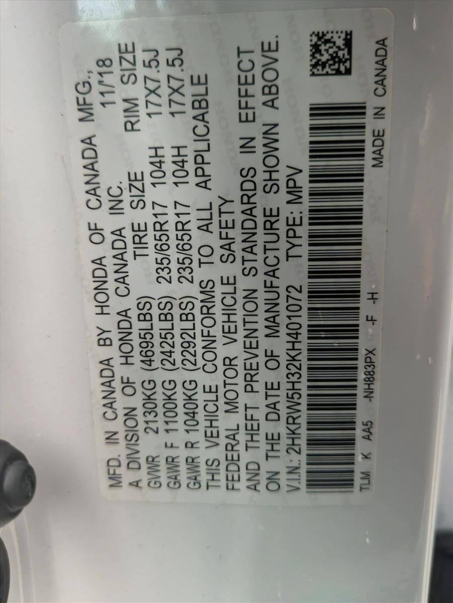 2019 Honda CR-V LX 2WD