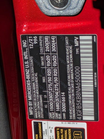 2022 Mercedes-Benz GLE GLE 450 4MATIC® SUV