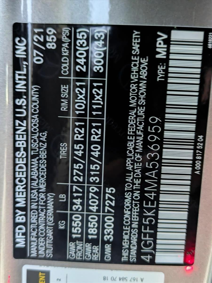 2021 Mercedes-Benz GLS GLS 450 4MATIC® SUV