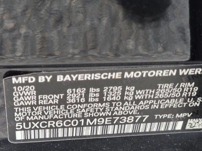 2021 BMW X5 xDrive40i Sports Activity Vehicle