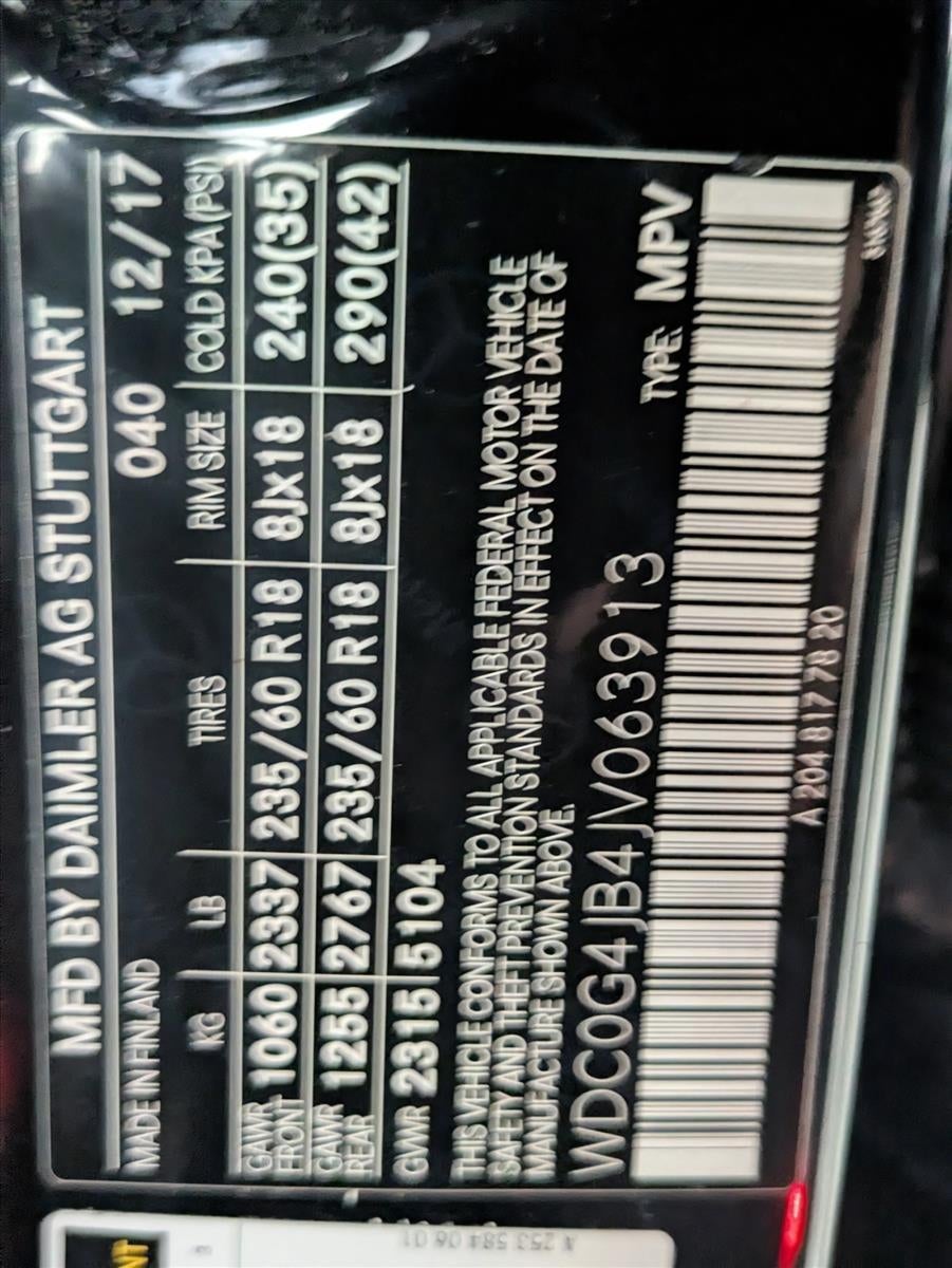 2018 Mercedes-Benz GLC GLC 300 SUV