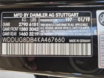 2019 Mercedes-Benz S-Class S 560 Sedan