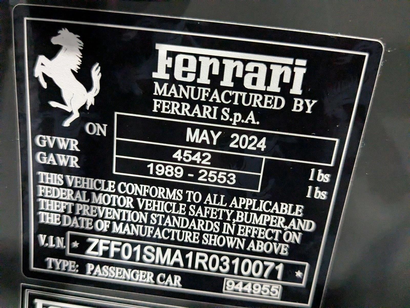 2024 Ferrari 296 GTS Convertible