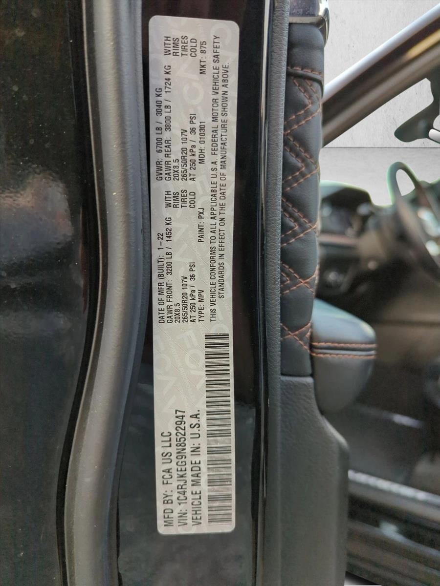 2022 Jeep Grand Cherokee L Summit 4x4