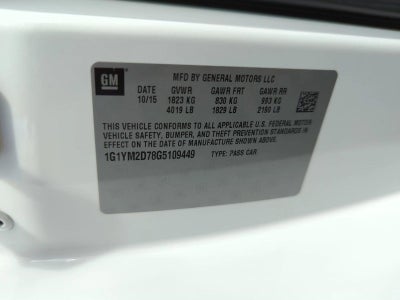 2016 Chevrolet Corvette Stingray Coupe Z51 3LT