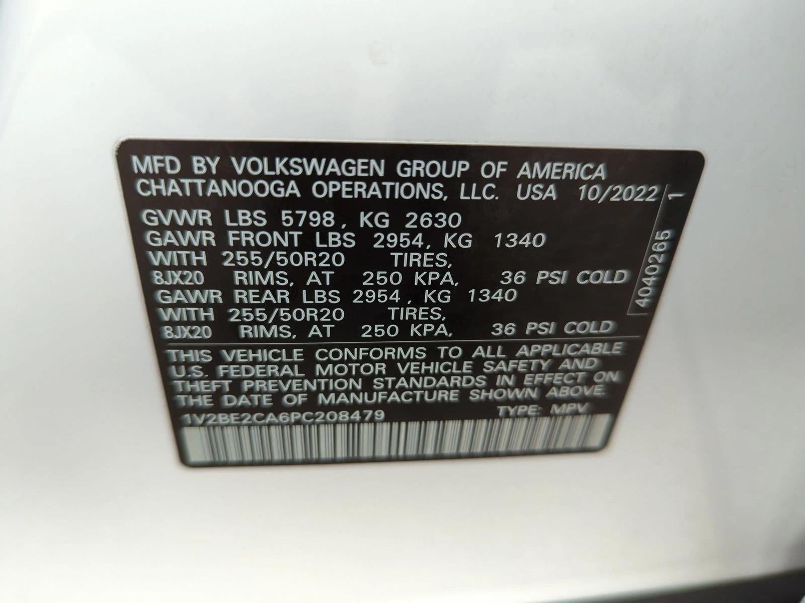 2023 Volkswagen Atlas Cross Sport 3.6L V6 SEL 4MOTION