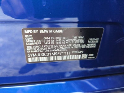 2021 BMW X5 M X5 M Sports Activity Vehicle