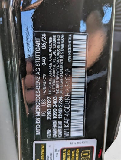 2024 Mercedes-Benz C-Class C 300 Sedan