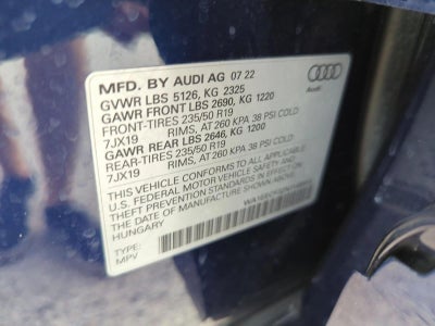 2022 Audi Q3 S line Premium Plus 45 TFSI quattro