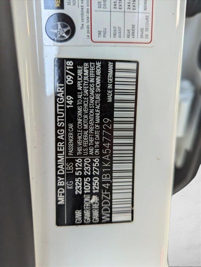 2019 Mercedes-Benz E-Class E 300 RWD Sedan