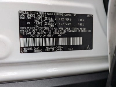 2025 Toyota RAV4 Limited FWD (Natl)