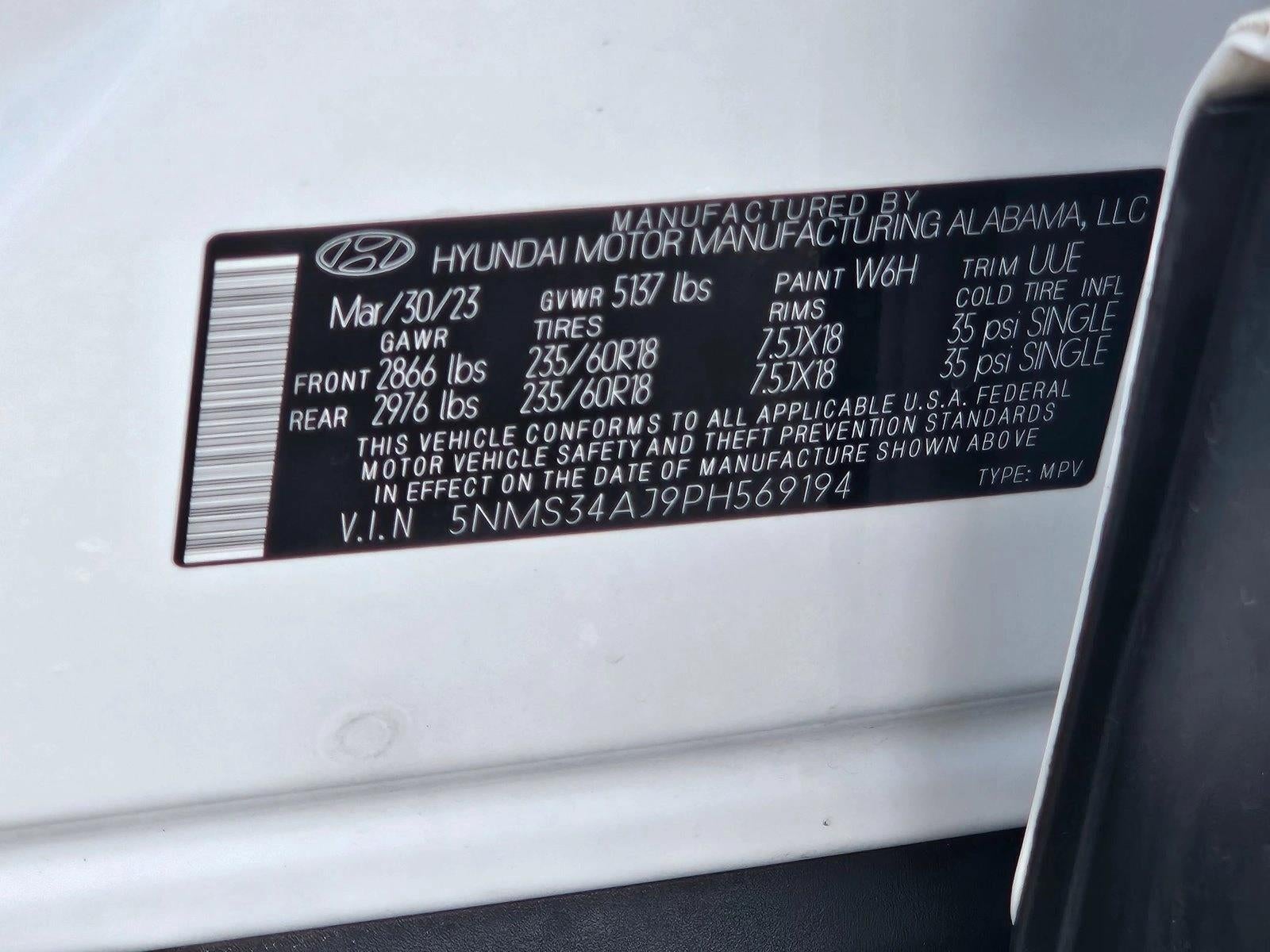 2023 Hyundai SANTA FE SEL FWD