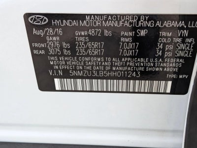 2017 Hyundai Santa Fe Sport 2.4L Auto