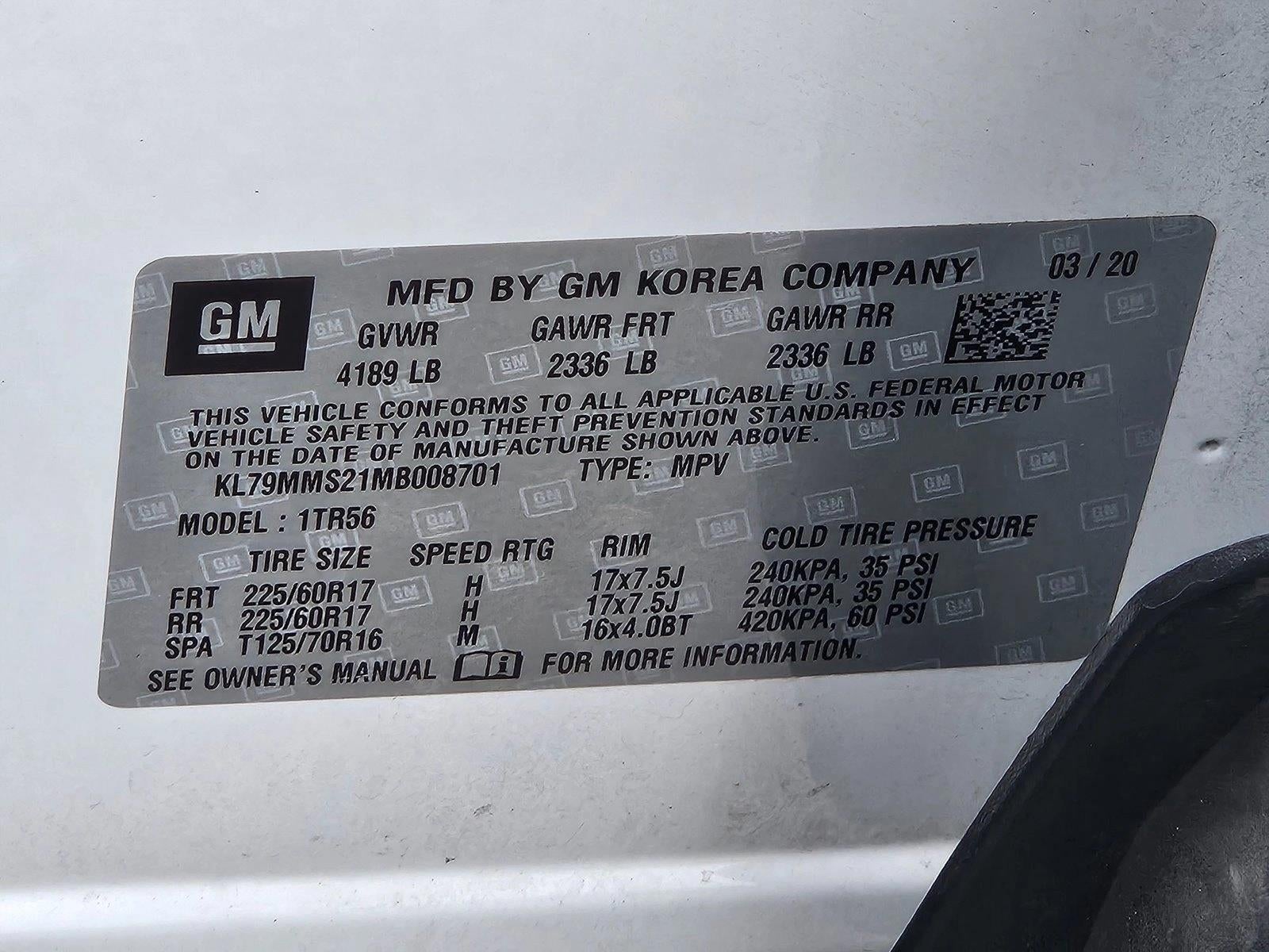 2021 Chevrolet Trailblazer FWD 4dr LS