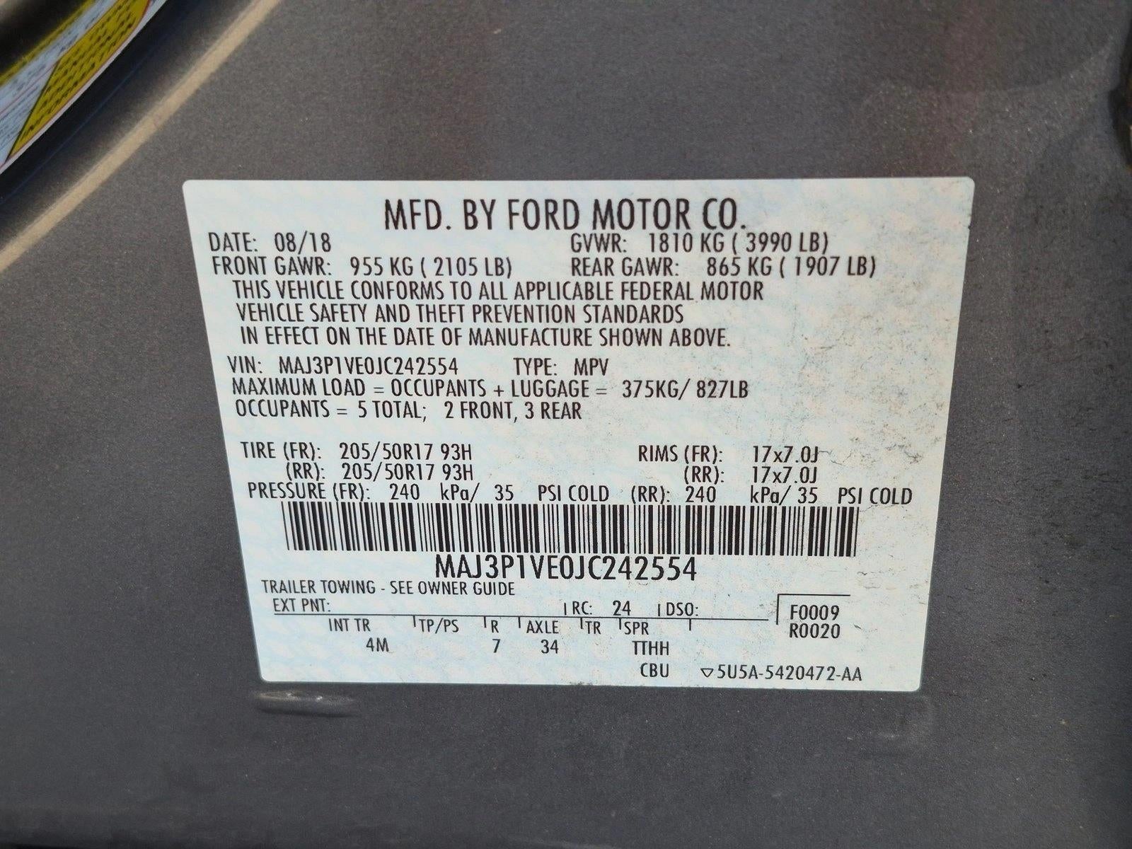2018 Ford EcoSport Titanium FWD