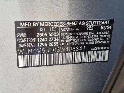 2025 Mercedes-Benz GLB AMG® GLB 35 4MATIC® SUV